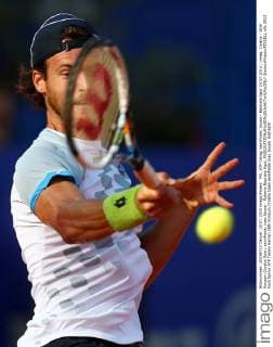 PXL_ATP Umag, semifinals, Sousa - Bautista Agut 25.07.2015., Umag, Croatia - 26th Konzum Croatia Open, semifinals, Joao Sousa - Roberto Bautista Agut.  SlavkoxMidzor PIXSELL