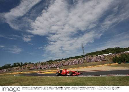 Hungarian Grand Prix, Hungaroring 23 - 26 July 2015 26.07.2015 - Race, Sebastian Vettel (GER) Scuderia Ferrari SF15-T 