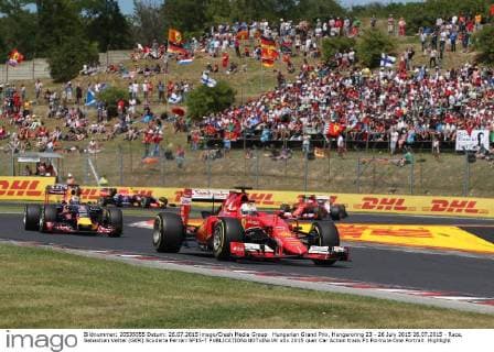 Hungarian Grand Prix, Hungaroring 23 - 26 July 2015 26.07.2015 - Race, Sebastian Vettel (GER) Scuderia Ferrari SF15-T 