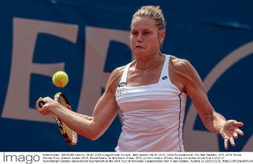 Bad Gastein 26.07.2015, Hotel Europaeischer Hof, Bad Gastein, AUT, WTA Tennis Damen Tour, Gastein Ladies 2015, Einzel Finale, im Bild Karin Knapp (ITA) Karin Knapp of Italy during the ladies single final match of Nuernberger Gastein ladies tennis tournament of the WTA Tour at the Hotel Europaeischer Hof in Bad Gastein, Austria on 2015 07 26.  EP_fei  