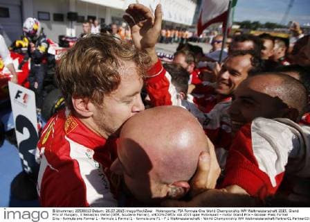 Motorsports: FIA Formula One World Championship WM Weltmeisterschaft 2015, Grand Prix of Hungary, 5 Sebastian Vettel (GER, Scuderia Ferrari), xHOCHxZWEIx