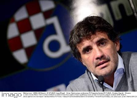 Zoran Mamic press conference PK Pressekonferenz 27.7.2015., Croatia, Zagreb - Dinamo s coach Zoran Mamic held a press conference ahead of the first match of third qualifying round of the Champions League in which GNK Dinamo plays against the Norwegian representative FK Molde.  MarkoxPrpic PIXSELL