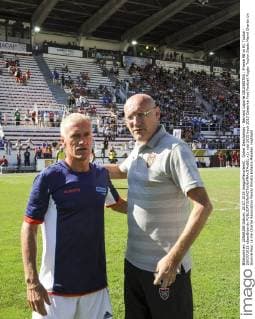 Didier Deschamps - Bernard Laporte CELEBRITES : France 98 vs RC Toulon - 28 07 2015 xJeanBibardx 