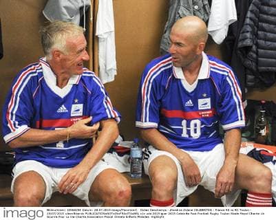 Didier Deschamps - Zinedine Zidane CELEBRITES : France 98 vs RC Toulon - 28 07 2015 xJeanBibardx 