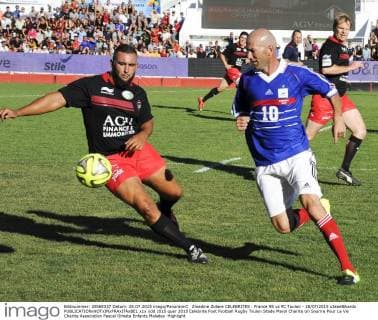 Zinedine Zidane CELEBRITES : France 98 vs RC Toulon - 28 07 2015 xJeanBibardx 