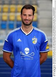 GER, Regionalliga Nordost, FC Carl Zeiss Jena - Mannschaftsfototermin 30.07.15, Jena, Ernst-Abbe-Sportfeld, GER, NOFV, Regionalliga Nordost, Saison 2015 2016, FC Carl Zeiss Jena - Mannschaftsfototermin im Bild: Filip Krstic
