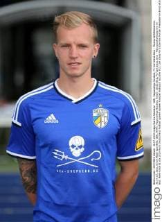 GER, Regionalliga Nordost, FC Carl Zeiss Jena - Mannschaftsfototermin 30.07.15, Jena, Ernst-Abbe-Sportfeld, GER, NOFV, Regionalliga Nordost, Saison 2015 2016, FC Carl Zeiss Jena - Mannschaftsfototermin im Bild: Rene Eckardt
