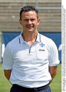 Aktuell Fußball, 1. BL, SV Darmstadt 98 Porträttermin 30.07.2015, xfux, Fussball 1.Bundesliga, SV Darmstadt 98 Porträttermin 2015 2016 emspor, v.l. Trainer Dirk Schuster (SV Darmstadt 98) Portrait