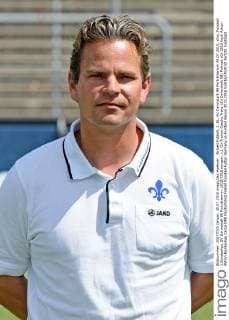 Aktuell Fußball, 1. BL, SV Darmstadt 98 Porträttermin 30.07.2015, xfux, Fussball 1.Bundesliga, SV Darmstadt 98 Porträttermin 2015 2016 emspor, v.l. Co-Trainer Sascha Franz (SV Darmstadt 98) Portrait