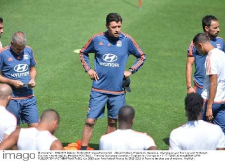 Aktuell Fußball, Frankreich, Supercup, Olympique Lyon Training und PK Hubert Fournier - Stade Saputo, Montreal FOOTBALL : Training Olympique Lyonnais - Trophee des champions - 31 07 2015 AnthonyBIBARD FEP 