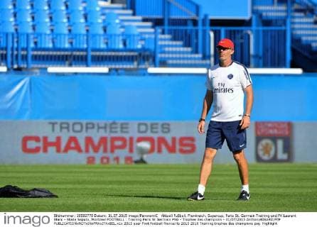 Aktuell Fußball, Frankreich, Supercup, Paris St. Germain Training und PK Laurent Blanc - Stade Saputo, Montreal FOOTBALL : Training Paris St Germain PSG - Trophee des champions - 31 07 2015 AnthonyBIBARD FEP 