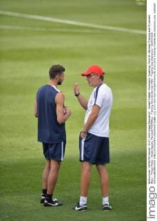 Aktuell Fußball, Frankreich, Supercup, Paris St. Germain Training und PK Laurent Blanc - Thiago Motta - Stade Saputo, Montreal FOOTBALL : Training Paris St Germain PSG - Trophee des champions - 31 07 2015 AnthonyBIBARD FEP 