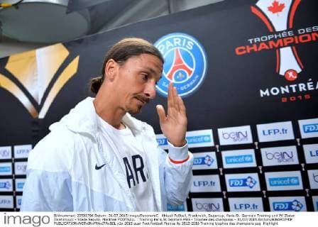 Aktuell Fußball, Frankreich, Supercup, Paris St. Germain Training und PK Zlatan Ibrahimovic - Stade Saputo, Montreal FOOTBALL : Training Paris St Germain PSG - Trophee des champions - 31 07 2015 AnthonyBIBARD FEP 