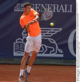 TENNIS - ATP Tennis Herren Generali Open 2015 KITZBUEHEL,AUSTRIA,01.AUG.15 - TENNIS - ATP World Tour, Generali Open, qualification. Image shows Alexander Erler (AUT). GEPAxpictures xHansxOsterauer