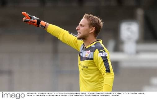 Stuttgart-Degerloch Fußball VfB Stuttgart II vs. SC Preußen Münster, Marius Funk (VfB)