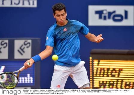 TENNIS - ATP Tennis Herren Generali Open 2015 KITZBUEHEL,AUSTRIA,02.AUG.15 - TENNIS - ATP World Tour, Generali Open, qualification. Image shows Jaume Munar (ESP). GEPAxpictures xHansxOsterauer