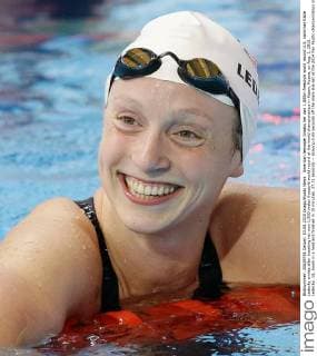 American teenager breaks her own 1,500m freestyle world record U.S. swimmer Katie Ledecky smiles after breaking her own 1,500-meter freestyle world record at the world championships in Kazan, Russia, on Aug. 3, 2015. Ledecky, 18, swam in a heat and finished in 15 minutes, 27.71 seconds -- shaving 0.65 seconds off the mark she set at the 2014 Pan Pacific championships in Australia. 