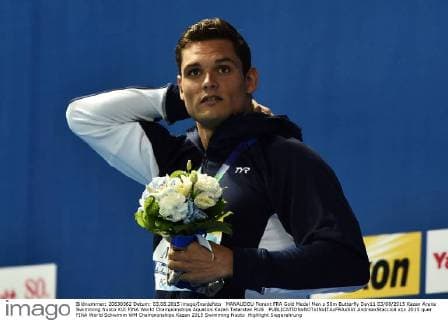 MANAUDOU Florent FRA Gold Medal Men s 50m Butterfly Day11 03 08 2015 Kazan Arena Swimming Nuoto XVI FINA World Championships Aquatics Kazan Tatarstan RUS AndreaxStaccioli