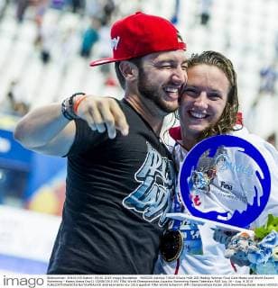 HOSSZU Katinka TUSUP Shane HUN 200 Medley Women Final Gold Medal and World Record Swimming - Kazan Arena Day11 03 08 2015 XVI FINA World Championships Aquatics Swimming Kazan Tatarstan RUS July 24 - Aug. 9 2015 andreaxmasini