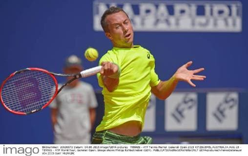 TENNIS - ATP Tennis Herren Generali Open 2015 KITZBUEHEL,AUSTRIA,04.AUG.15 - TENNIS - ATP World Tour, Generali Open. Image shows Philipp Kohlschreiber (GER). GEPAxpictures xHansxOsterauer