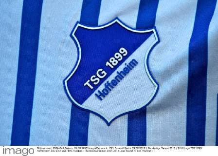 DFL Fussball Berlin 05.08.2015 1 Bundesliga Saison 2015 2016 Logo TSG 1899 Hoffenheim