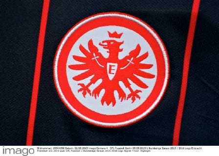 DFL Fussball Berlin 05.08.2015 1 Bundesliga Saison 2015 2016 Logo Eintracht Frankfurt