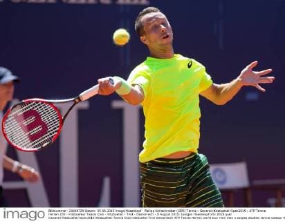 Philipp Kohlschreiber (GER) Tennis - Generali-Kitzbuehel-Open2015 - ATP Tennis Herren 250 - Kitzbuehler Tennis Club - Kitzbuehel - Tirol - Oesterreich - 5 August 2015. Juergen Hasenkopf