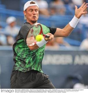 Aug. 4, 2015 - Washington, D.C, U.S - LLEYTON HEWITT of Australia plays against John-Patrick Smith of Australia at Day 2 of the Citi Open at the Rock Creek Tennis Center in Washington, D.C. Lleyton Hewitt at the 2015 Citi Open in Washington D.C. - ZUMAg196