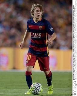 Alen Halilovic of FC Barcelona Barca during the Joan Gamper Trophy match between Barcelona and AS Roma on August 5, 2015 at the Camp Nou stadium in Barcelona, Spain. Barcelona v AS Roma Joan Gamper Trophy 2015 2016 xVIxLaurensxLindhoutxIVx 4166168