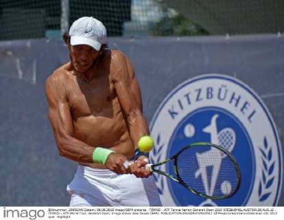 TENNIS - ATP Tennis Herren Generali Open 2015 KITZBUEHEL,AUSTRIA,06.AUG.15 - TENNIS - ATP World Tour, Generali Open. Image shows Joao Souza (BRA). GEPAxpictures xHansxOsterauer