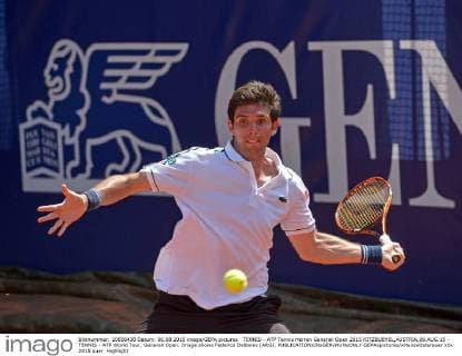TENNIS - ATP Tennis Herren Generali Open 2015 KITZBUEHEL,AUSTRIA,06.AUG.15 - TENNIS - ATP World Tour, Generali Open. Image shows Federico Delbonis (ARG). GEPAxpictures xHansxOsterauer