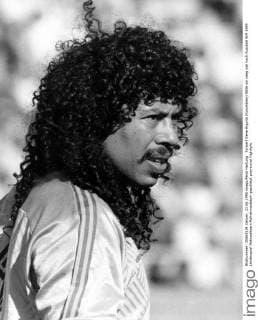 Torwart Rene Higuita (Kolumbien)