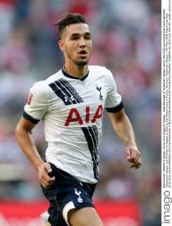 Nabil Bentaleb of Tottenham Hotspur during the AUDI Cup bronze final match between Tottenham Hotspur and AC Milan on August 5, 2015 at the Allianz Arena in Munich, Germany Tottenham Hotspur v AC Milan AUDI Cup bronze final 2015 2016 xVIxVIxIMAGESx xEricxVerhoevenxIVx 4168889