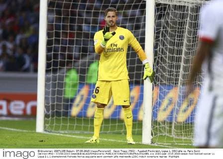 Kevin Trapp (PSG) - Fussball Frankreich, Ligue 1, OSC Lille vs. Paris Saint Germain PSG - 07 08 2015 GwendolineLeGoff Panoramic 