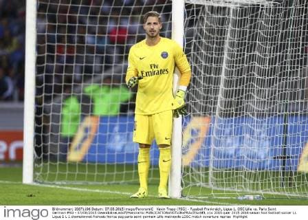 Kevin Trapp (PSG) - Fussball Frankreich, Ligue 1, OSC Lille vs. Paris Saint Germain PSG - 07 08 2015 GwendolineLeGoff Panoramic 