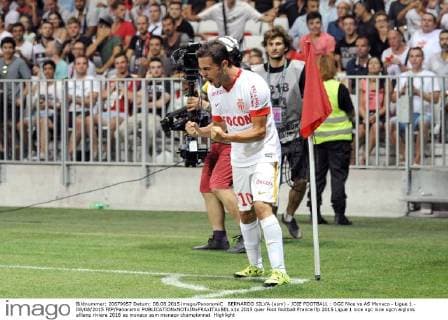 BERNARDO SILVA (asm) - JOIE FOOTBALL : OGC Nice vs AS Monaco - Ligue 1 - 08 08 2015 FEP Panoramic 