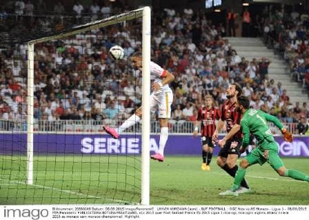 LAYVIN KURZAWA (asm) - BUT FOOTBALL : OGC Nice vs AS Monaco - Ligue 1 - 08 08 2015 FEP Panoramic 
