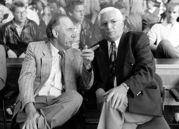 Dietrich Weise und Jupp Derwall (beide BR Deutschland)