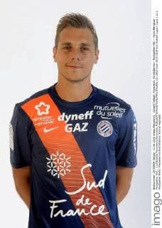 Aktuell Fußball, Frankreich, Porträttermin - Montpellier HSC - Kevin Berigaud - Montpellier HSC - 11 08 2015 Panoramic Panoramic 