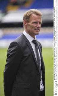 11.08.2015. Ipswich, England. Capital One Cup 1st Round. Ipswich Town versus Stevenage Borough. Teddy Sherringham, the Stevenage manager before the game. xNigelxCookex  ActionPlus11648544