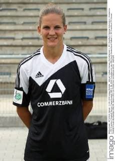 Aktuell Fußball, Damen, Porträttermin 1. FFC Frankfurt Desiree Schumann - Fototermin 1. FFC Frankfurt