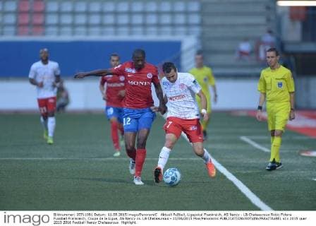 Aktuell Fußball, Ligapokal Frankreich, AS Nancy - LB Chateauroux Robic Fofana Fussball Frankreich, Coupe de la Ligue, AS Nancy vs. LB Chateauroux - 11 08 2015 Moa Panoramic 