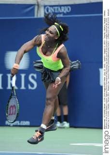 Aug. 11, 2015 - Toronto - August 11, 2015 - Toronto, Ontario, Canada - Serena Williams of the United States in action (against Flavia Pennetta of Italy) during the 2nd round of the women s singles match at the 2015 Rogers Cup in Toronto, Canada. Tennis 2015 : Rogers Cup - Toronto - ZUMAm115