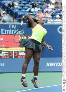 Aug. 11, 2015 - Toronto - August 11, 2015 - Toronto, Ontario, Canada - Serena Williams of the United States in action (against Flavia Pennetta of Italy) during the 2nd round of the women s singles match at the 2015 Rogers Cup in Toronto, Canada. Tennis 2015 : Rogers Cup - Toronto - ZUMAm115