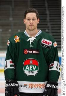 Aktuell Eishockey, DEL, Porträttermin Augsburger Panther Evan Oberg (Augsburger Panther 4), Augsburger Panther, Media-Day 2015,