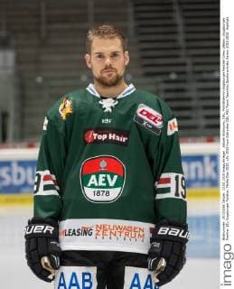 Aktuell Eishockey, DEL, Porträttermin Augsburger Panther Drew LeBlanc (Augsburger Panther 19), Augsburger Panther, Media-Day 2015,