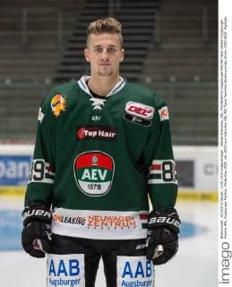 Aktuell Eishockey, DEL, Porträttermin Augsburger Panther Hans Detsch (Augsburger Panther 89), Augsburger Panther, Media-Day 2015,