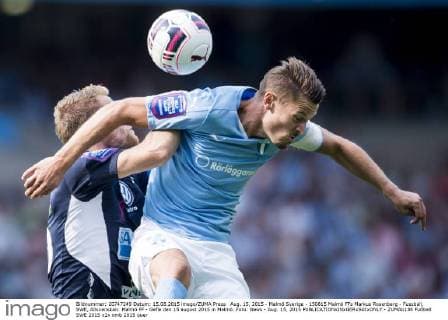 Aug. 15, 2015 - Malmö Sverige - 150815 Malmö FFs Markus Rosenberg - Fussball, SWE, Allsvenskan: Malmö FF - Gefle den 15 august 2015 in Malmö..Foto: News - Aug. 15, 2015 - ZUMAb138