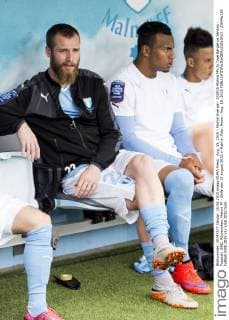 Aug. 15, 2015 - Malmö Sverige - 150815 Malmö FFs Jo Inge Berget pa bänken - Fussball, SWE, Allsvenskan: Malmö FF - Gefle den 15 august 2015 in Malmö..Foto: News - Aug. 15, 2015 - ZUMAb138