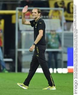 15.08.2015, Fussball, Saison 2015 2016, 1. Bundesliga, 1. Spieltag, Borussia Dortmund - Borussia Mönchengladbach 4:0, Trainer Thomas Tuchel (Borussia Dortmund)